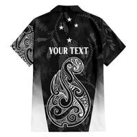 Personalised Maori Waitangi Family Matching Puletasi Dress and Hawaiian Shirt New Zealand Silver Fern Mix Kowhai Flowers LT7 - Polynesian Pride