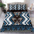 Personalised Taniko Motifs Aotearoa Bedding Set Waitangi Kowhaiwhai Kiwi - Blue