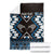 Personalised Taniko Motifs Aotearoa Blanket Waitangi Kowhaiwhai Kiwi - Blue