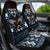 Personalised Taniko Motifs Aotearoa Car Seat Cover Waitangi Kowhaiwhai Kiwi - Blue