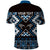 Personalised Taniko Motifs Aotearoa Polo Shirt Waitangi Kowhaiwhai Kiwi - Blue