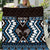 Personalised Taniko Motifs Aotearoa Quilt Waitangi Kowhaiwhai Kiwi - Blue