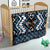 Personalised Taniko Motifs Aotearoa Quilt Waitangi Kowhaiwhai Kiwi - Blue