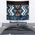 Personalised Taniko Motifs Aotearoa Tapestry Waitangi Kowhaiwhai Kiwi - Blue