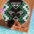 Personalised Taniko Motifs Aotearoa Beach Blanket Waitangi Kowhaiwhai Kiwi - Green