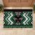 Personalised Taniko Motifs Aotearoa Rubber Doormat Waitangi Kowhaiwhai Kiwi - Green