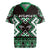 Personalised Taniko Motifs Aotearoa Rugby Jersey Waitangi Kowhaiwhai Kiwi - Green