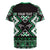 Personalised Taniko Motifs Aotearoa Rugby Jersey Waitangi Kowhaiwhai Kiwi - Green