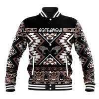 Personalised Taniko Motifs Aotearoa Baseball Jacket Waitangi Kowhaiwhai Kiwi - Mocha LT7 Unisex Mocha - Polynesian Pride