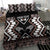 Personalised Taniko Motifs Aotearoa Bedding Set Waitangi Kowhaiwhai Kiwi - Mocha