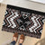 Personalised Taniko Motifs Aotearoa Rubber Doormat Waitangi Kowhaiwhai Kiwi - Mocha