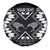 Personalised Taniko Motifs Aotearoa Spare Tire Cover Waitangi Kowhaiwhai Kiwi - Monochrome