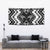 Personalised Taniko Motifs Aotearoa Tapestry Waitangi Kowhaiwhai Kiwi - Monochrome