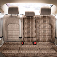 Vintage Beige Hawaiian Traditional Kapa Mix Flowers Lei Back Car Seat Cover LT7 - Polynesian Pride