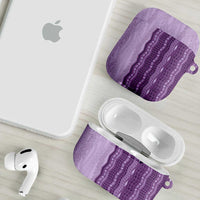 Vintage Violet Hawaiian Traditional Kapa Mix Flowers Lei AirPods Case LT7 - Polynesian Pride