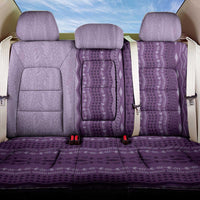 Vintage Violet Hawaiian Traditional Kapa Mix Flowers Lei Back Car Seat Cover LT7 One Size Violet - Polynesian Pride