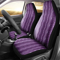 Vintage Violet Hawaiian Traditional Kapa Mix Flowers Lei Car Seat Cover LT7 - Polynesian Pride