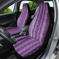 Vintage Violet Hawaiian Traditional Kapa Mix Flowers Lei Car Seat Cover LT7 - Polynesian Pride
