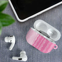 Vintage Pink Hawaiian Traditional Kapa Mix Flowers Lei AirPods Case LT7 - Polynesian Pride