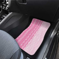 Vintage Pink Hawaiian Traditional Kapa Mix Flowers Lei Car Mats LT7 - Polynesian Pride