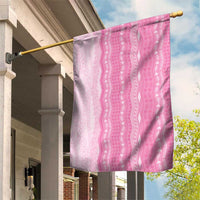 Vintage Pink Hawaiian Traditional Kapa Mix Flowers Lei Garden Flag LT7 House Flag Pink - Polynesian Pride