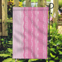Vintage Pink Hawaiian Traditional Kapa Mix Flowers Lei Garden Flag LT7 Garden Flag Pink - Polynesian Pride