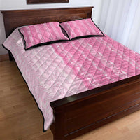 Vintage Pink Hawaiian Traditional Kapa Mix Flowers Lei Quilt Bed Set LT7 - Polynesian Pride