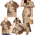 Samoa Women's Day Family Matching Mermaid Dress and Hawaiian Shirt Tiale Flower Mix Siapo Tapa LT7 - Polynesian Pride