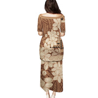 Samoa Women's Day Family Matching Puletasi and Hawaiian Shirt Tiale Flower Mix Siapo Tapa LT7 - Polynesian Pride