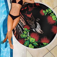 Aloha Hawaii Manta Rays Beach Blanket Red Ohia Lehua LT7 - Polynesian Pride