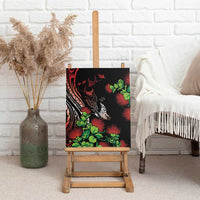 Aloha Hawaii Manta Rays Canvas Wall Art Red Ohia Lehua LT7 - Polynesian Pride