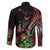Aloha Hawaii Manta Rays Family Matching Off Shoulder Short Dress and Hawaiian Shirt Red Ohia Lehua