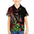 Aloha Hawaii Manta Rays Family Matching Summer Maxi Dress and Hawaiian Shirt Red Ohia Lehua