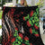 Aloha Hawaii Manta Rays Quilt Red Ohia Lehua