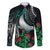 Aloha Hawaii Monk Seal Family Matching Off Shoulder Maxi Dress and Hawaiian Shirt Mix Ohia Lehua