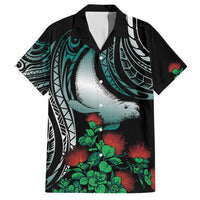 Aloha Hawaii Monk Seal Hawaiian Shirt Mix Ohia Lehua