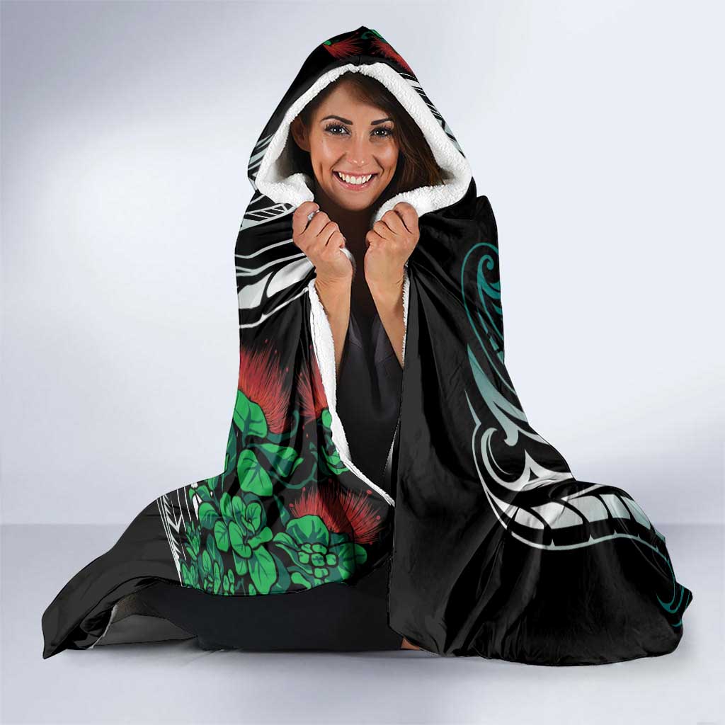 Aloha Hawaii Monk Seal Hooded Blanket Mix Ohia Lehua LT7 - Polynesian Pride