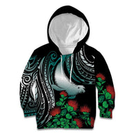 Aloha Hawaii Monk Seal Kid Hoodie Mix Ohia Lehua