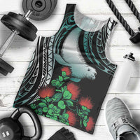 Aloha Hawaii Monk Seal Men Tank Top Mix Ohia Lehua LT7 - Polynesian Pride