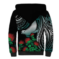 Aloha Hawaii Monk Seal Sherpa Hoodie Mix Ohia Lehua LT7 - Polynesian Pride