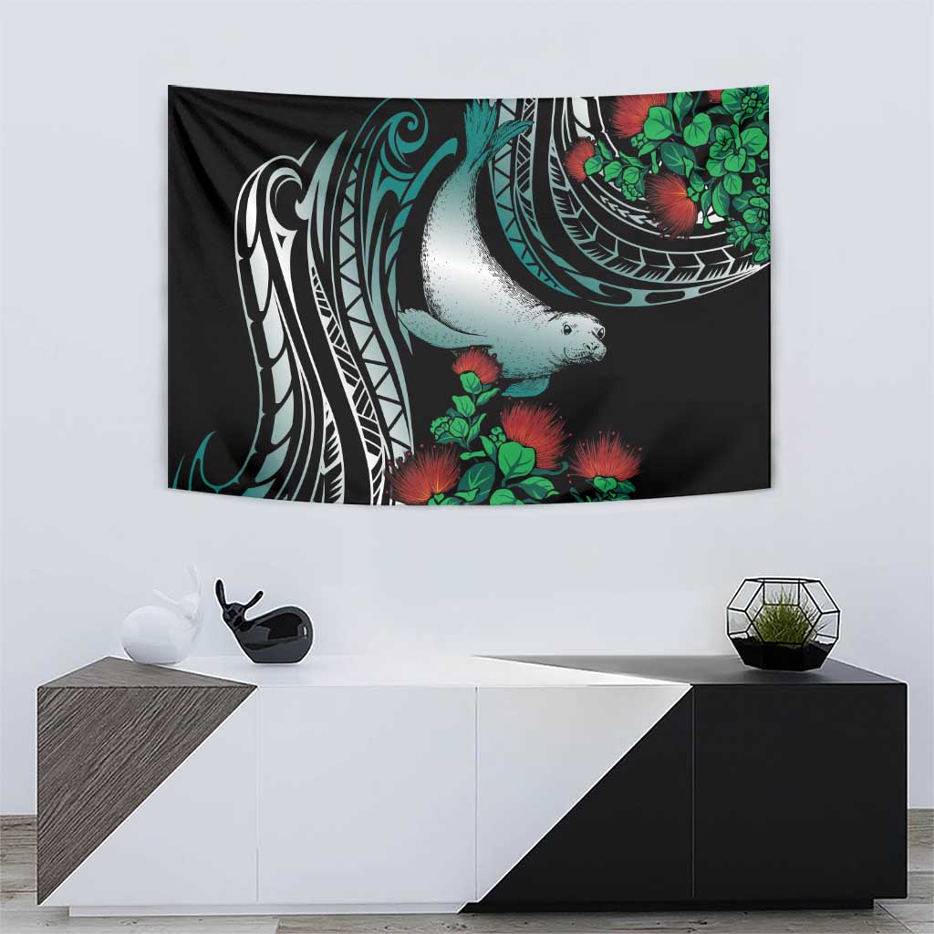 Aloha Hawaii Monk Seal Tapestry Mix Ohia Lehua