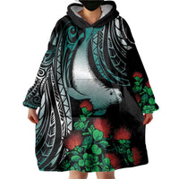 Aloha Hawaii Monk Seal Wearable Blanket Hoodie Mix Ohia Lehua LT7 - Polynesian Pride