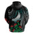 Aloha Hawaii Monk Seal Zip Hoodie Mix Ohia Lehua