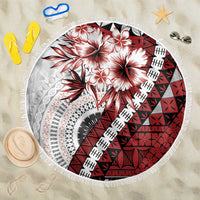 Bula Fiji Beach Blanket White Kaivity Masi Tapa