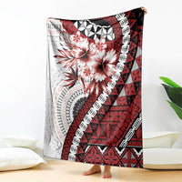 Bula Fiji Blanket White Kaivity Masi Tapa