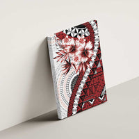 Bula Fiji Canvas Wall Art White Kaivity Masi Tapa