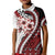 Bula Fiji Kid Polo Shirt White Kaivity Masi Tapa