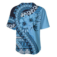Bula Fiji Baseball Jersey Turquoise Kaivity Masi Tapa