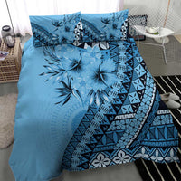 Bula Fiji Bedding Set Turquoise Kaivity Masi Tapa