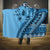 Bula Fiji Hooded Blanket Turquoise Kaivity Masi Tapa